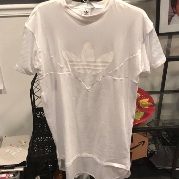 Adidas white cotton dress - Picture 2 of 2